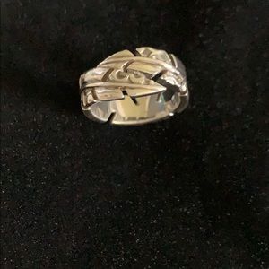Coach sterling silver ring (size 7.5-8)